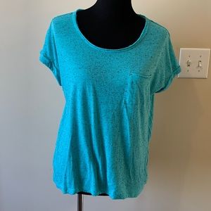 Robin Egg Blue Pocket Tee